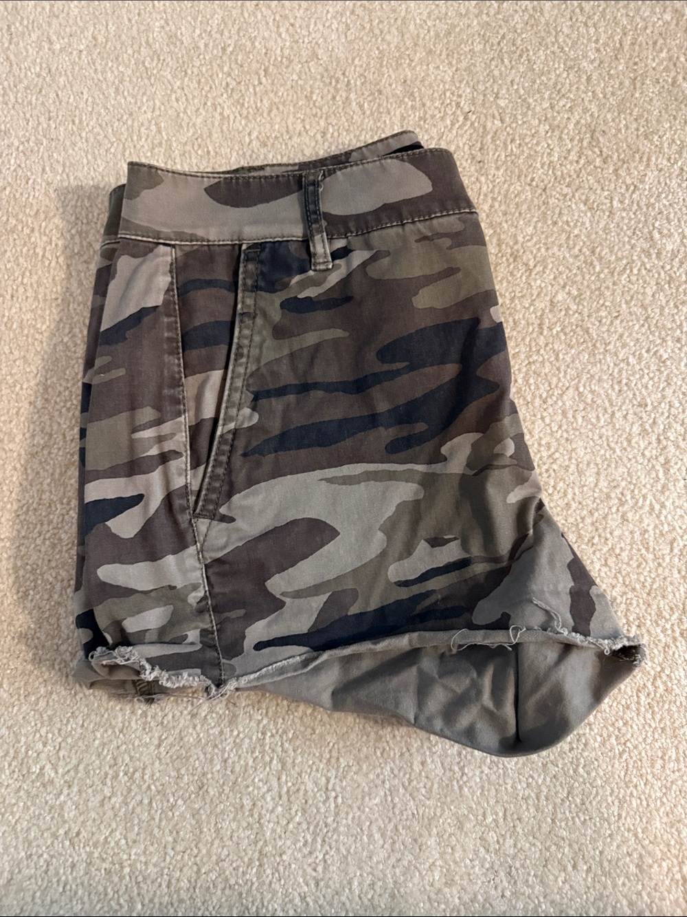Camouflage Express women’s shorts size 2